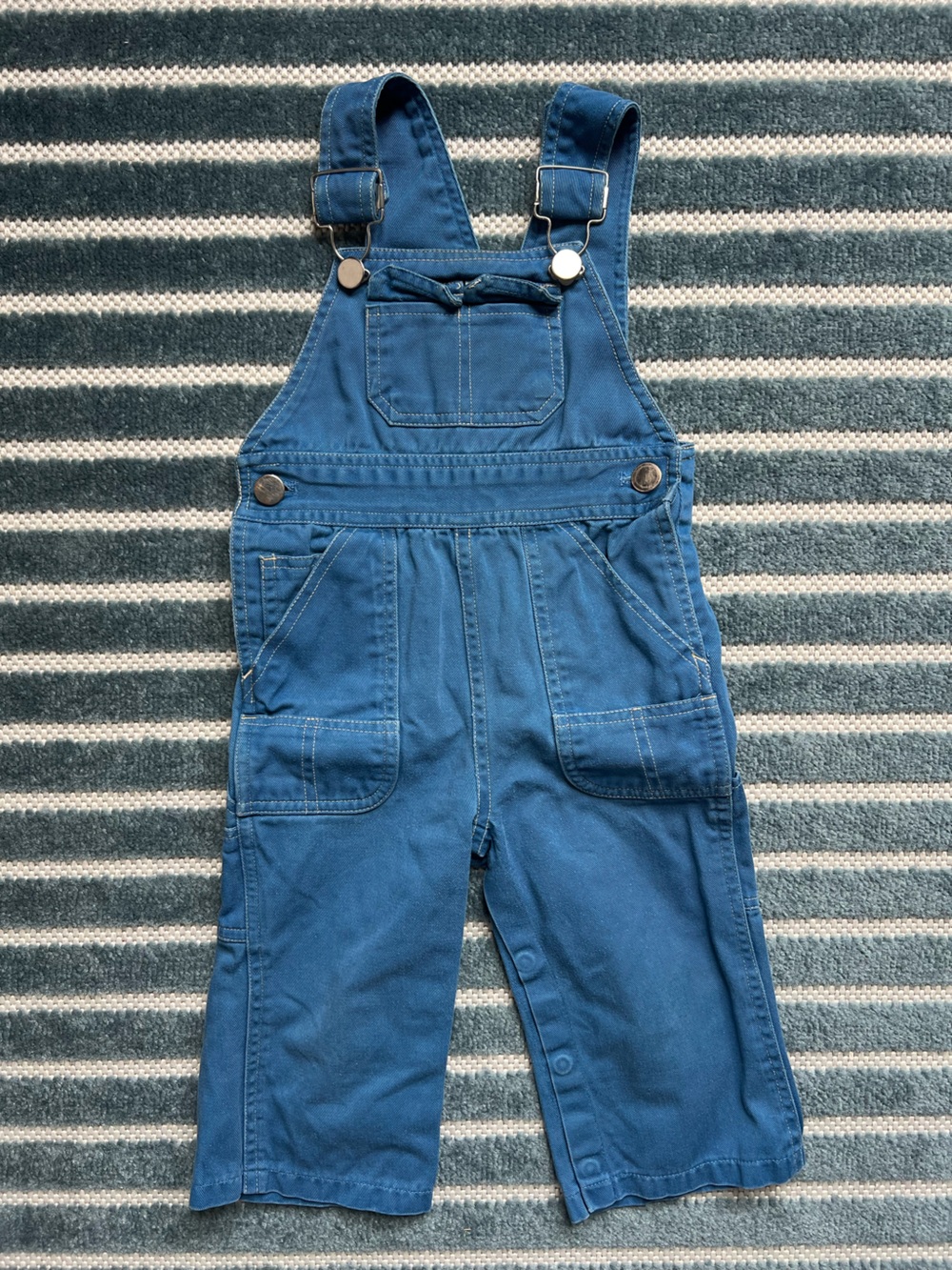 Vintage Aristo Blue Overalls Size 18M